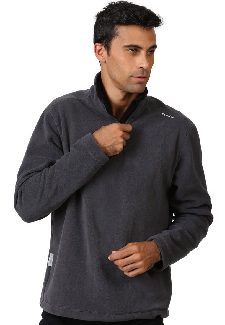 Fuga Mikrofiber Sweater Gri Erkek Polar - E-3013-Gri-XL