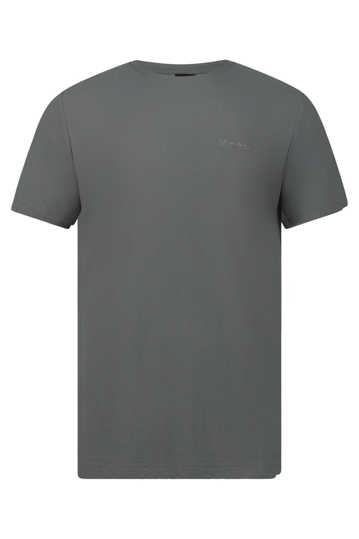 2AS Kalei Antrasit Sıfır Yaka Outdoor T-Shirt