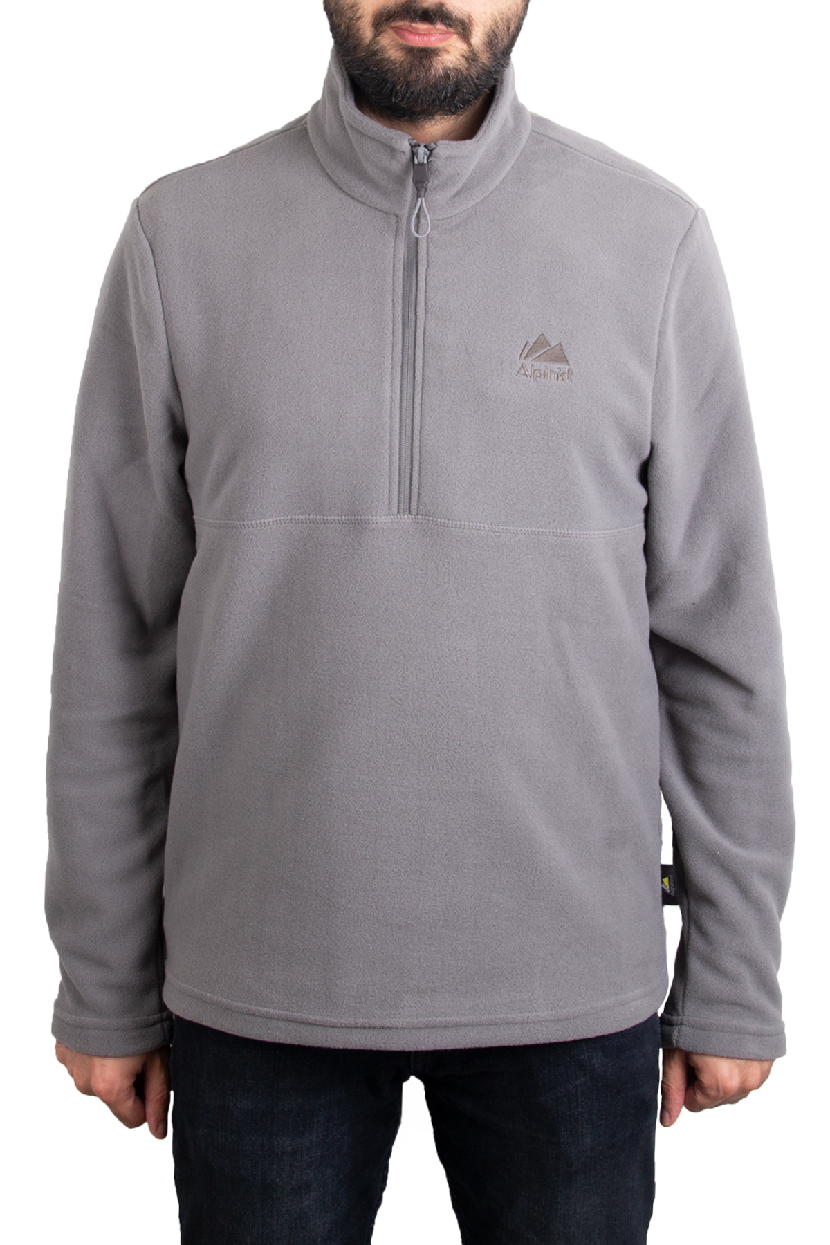 Alpinist 600402 - Jimm Erkek Outdoor Gri Polar