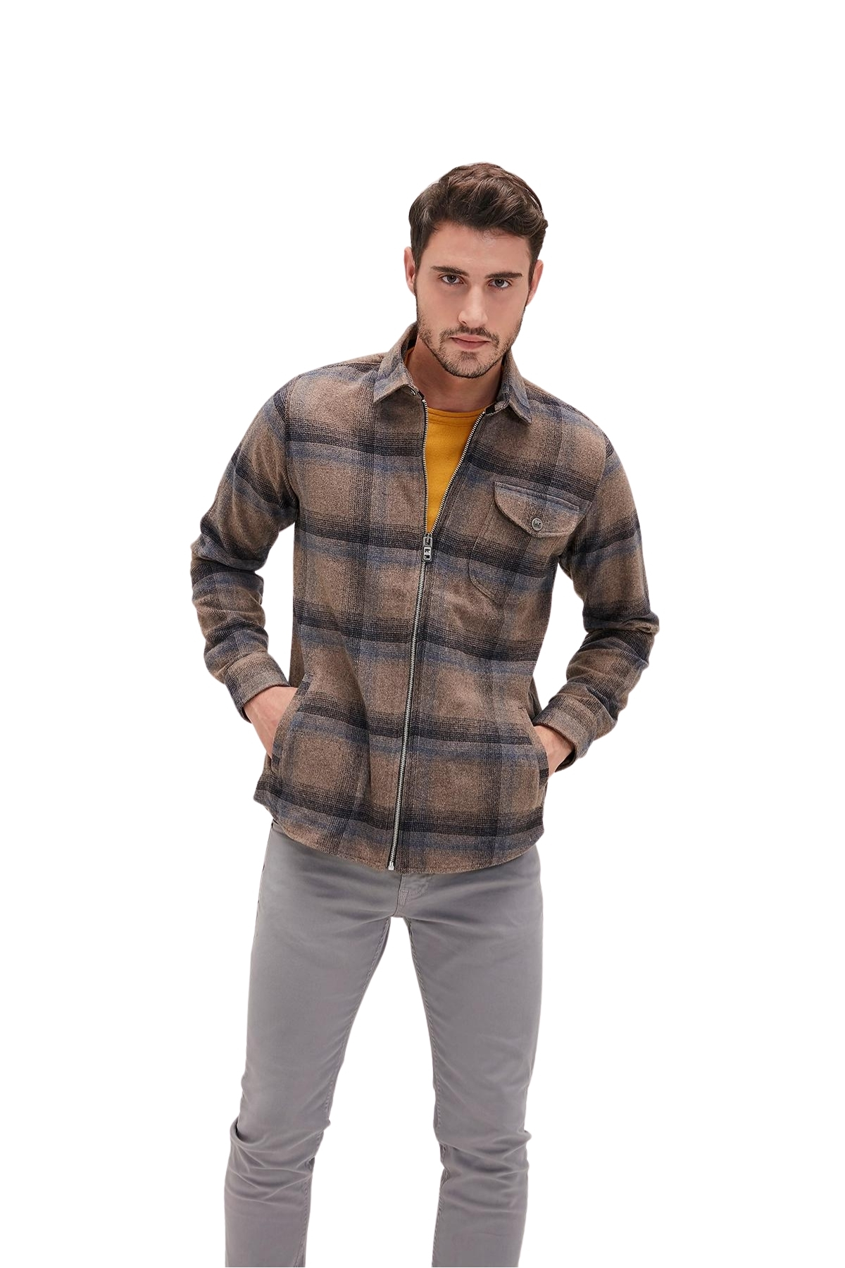 Bad Bear 20.02.30.002 - Woodant Kahverengi Shirt