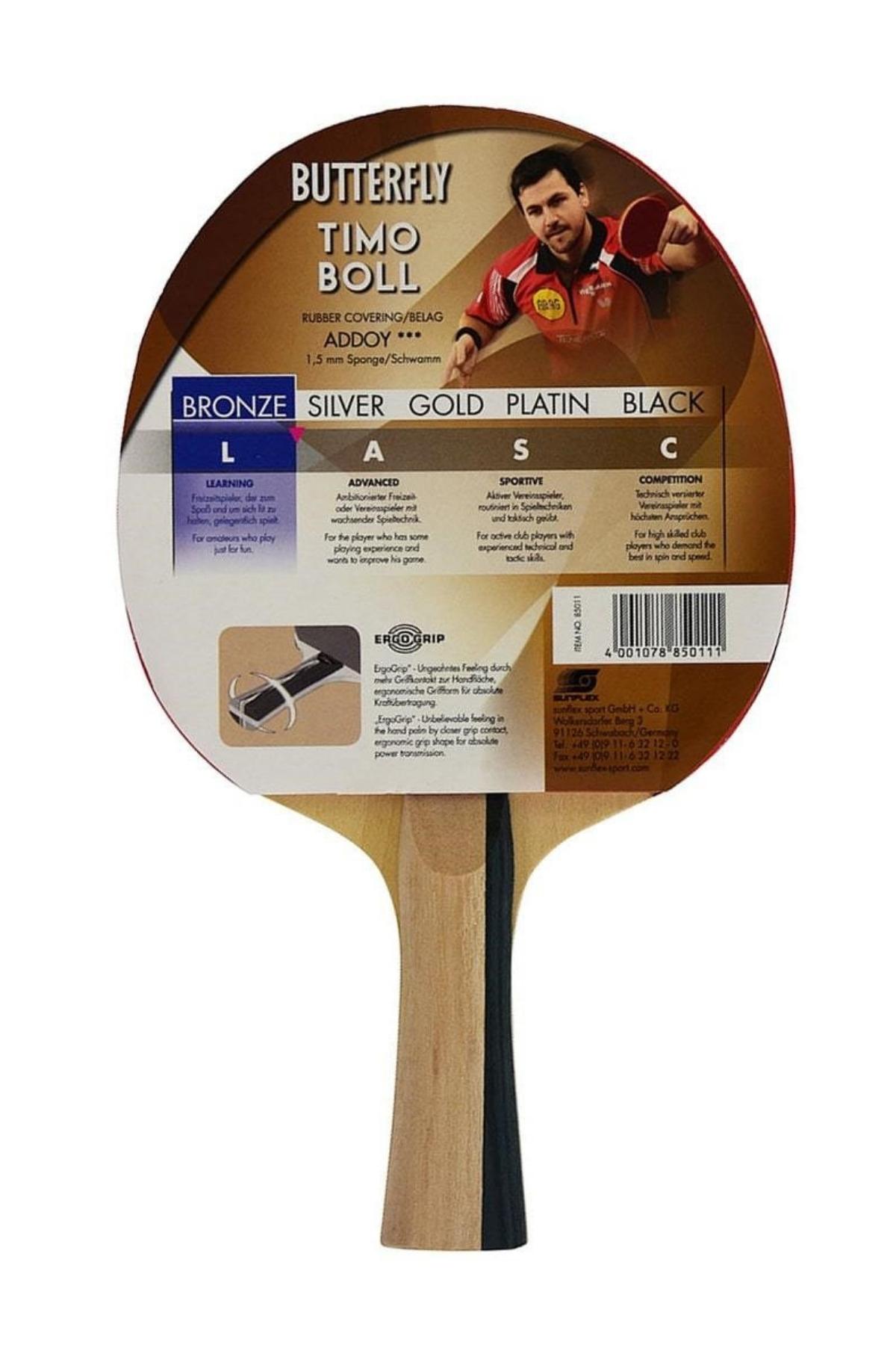 Butterfly 85011S - Timo Boll Bronze Masa Tenisi Raketi
