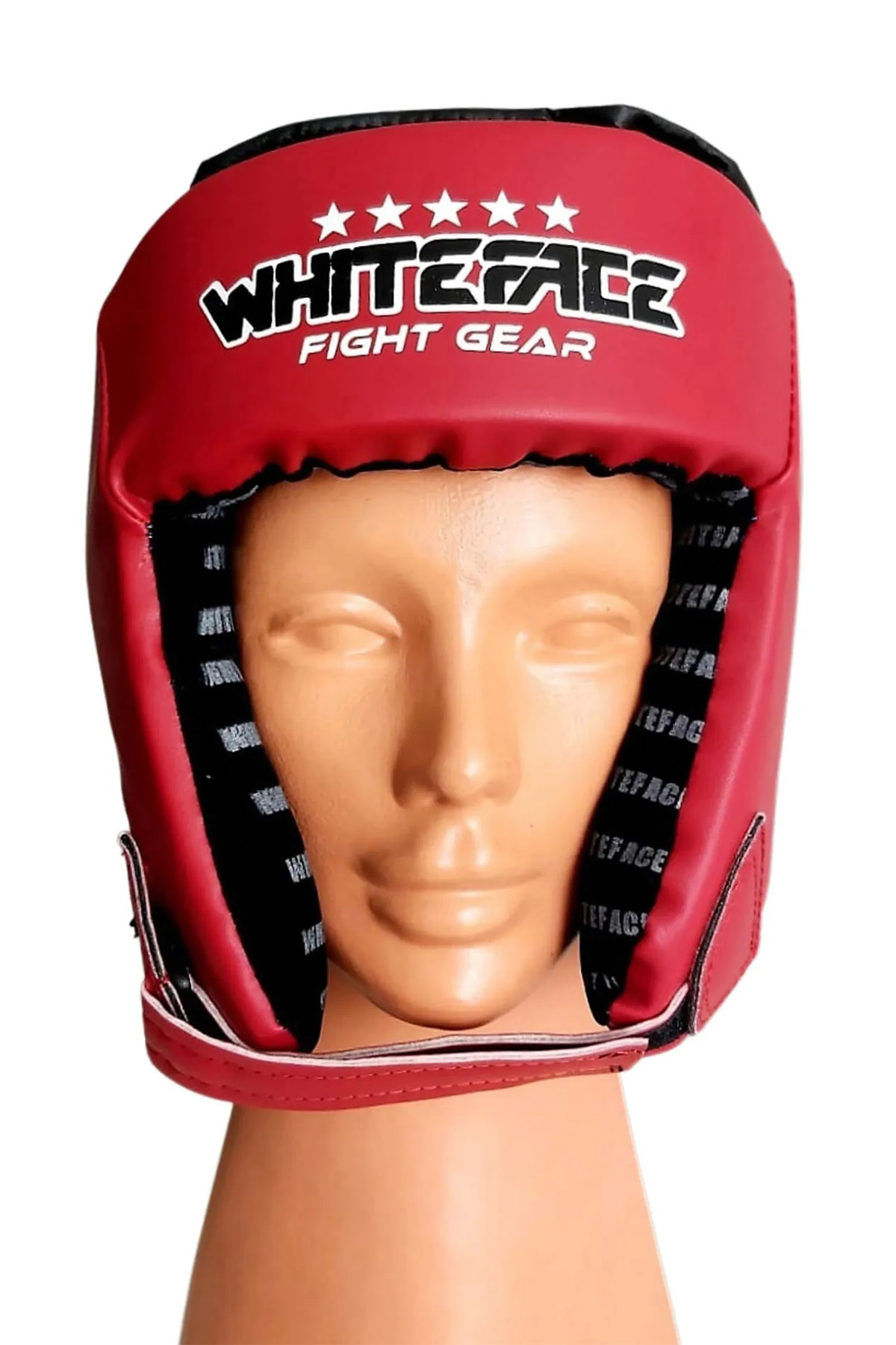 Grand Wolf White Face Kırmızı Boks-Kickboks Kask 