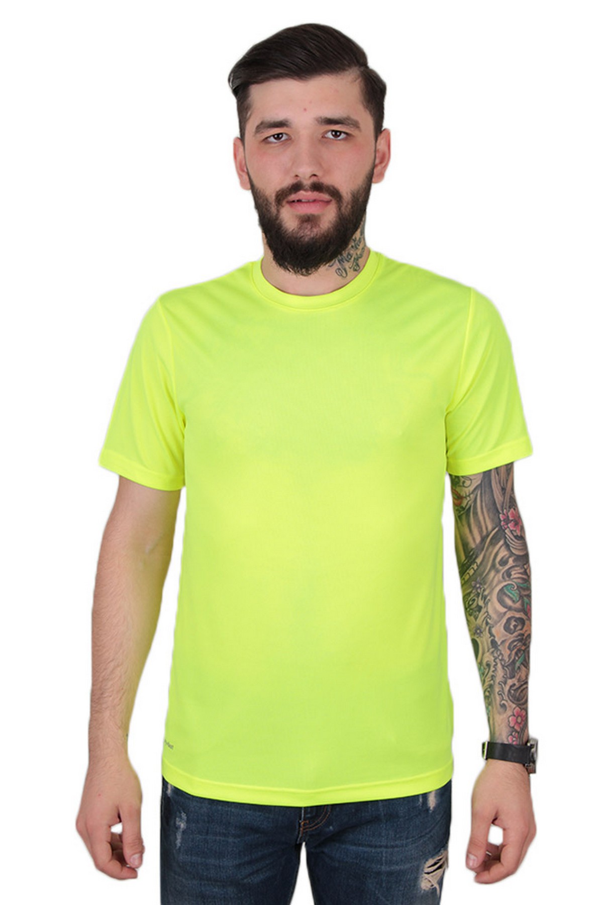 ISULA Runner Erkek Neon Yeşili Tişört (ISL10001013-620)