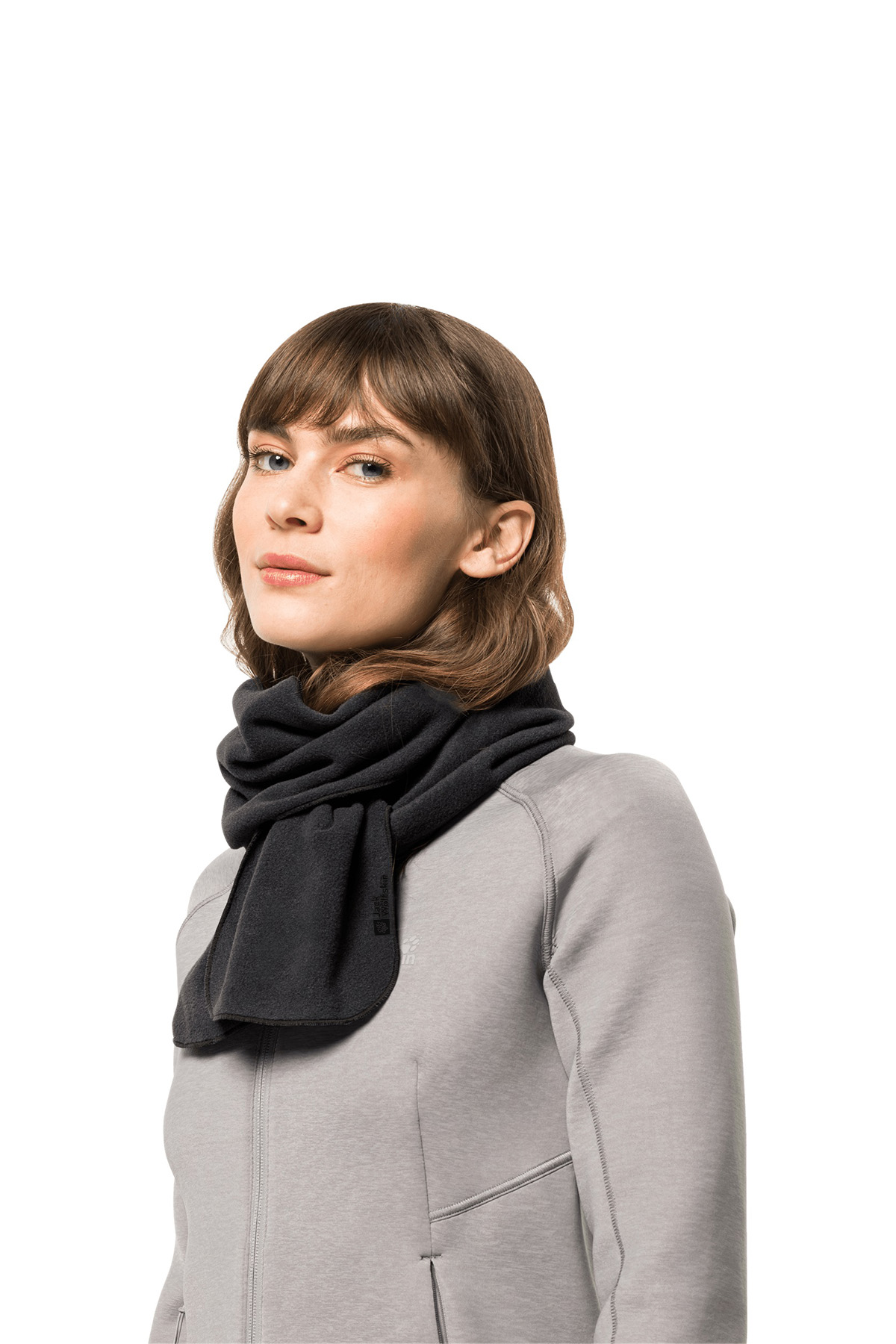 Jack WolfSkin Vertigo Scarf Siyah Atkı