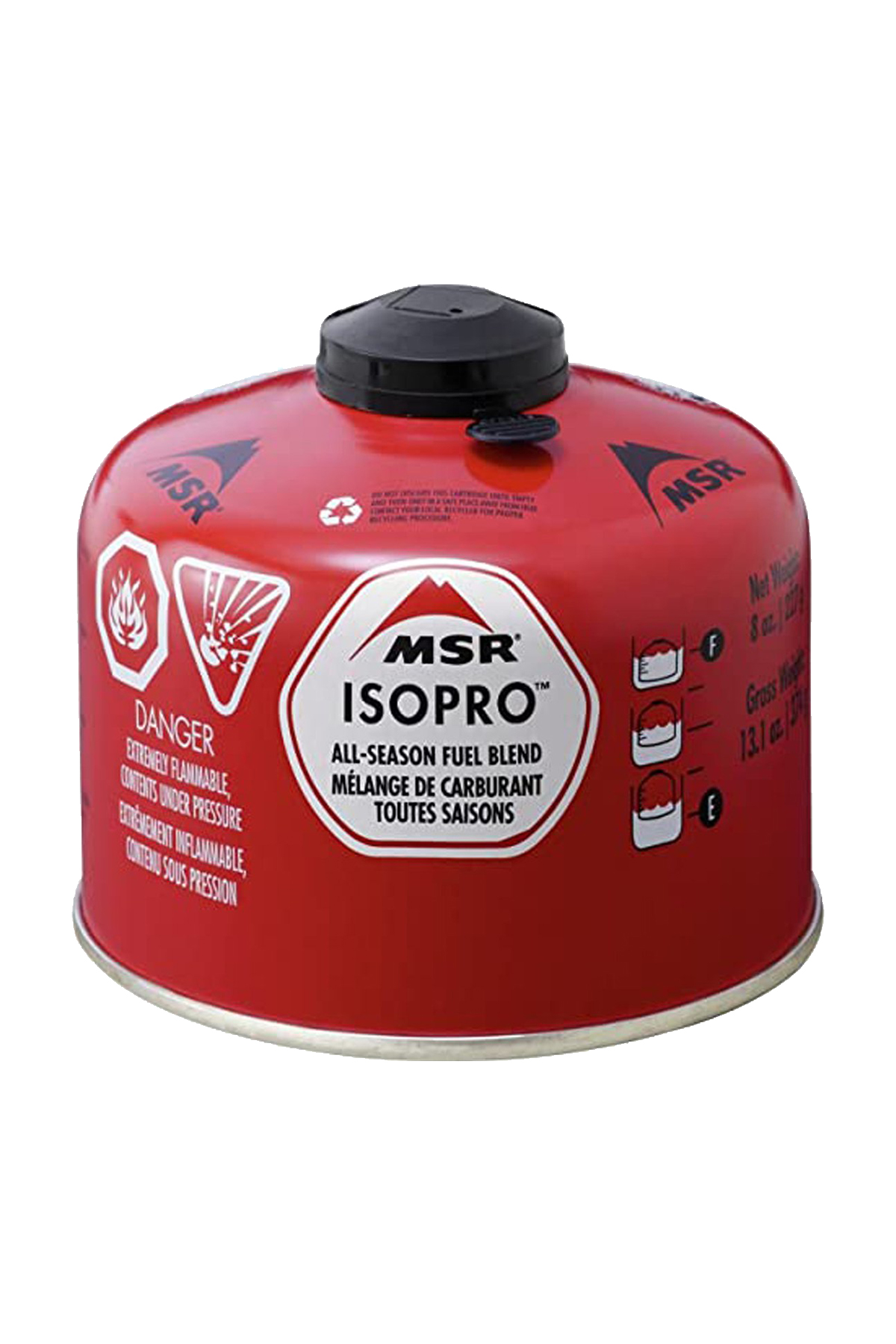 MSR 06834 - IsoPro Fuel Kırmızı 227 gr Kartuş