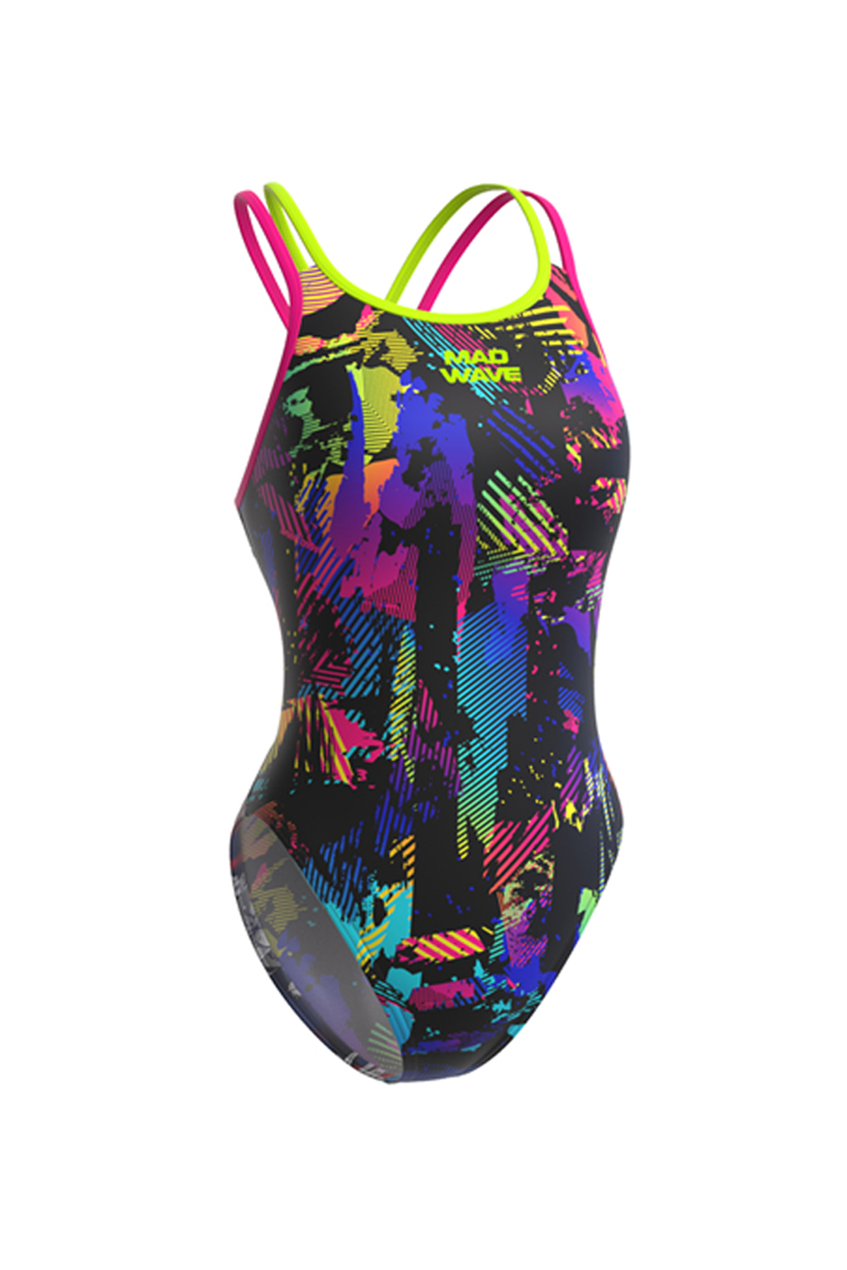 Mad Wave M140008E2W - Junior Swimsuit Antichlr CrossBack Kadın Mayo