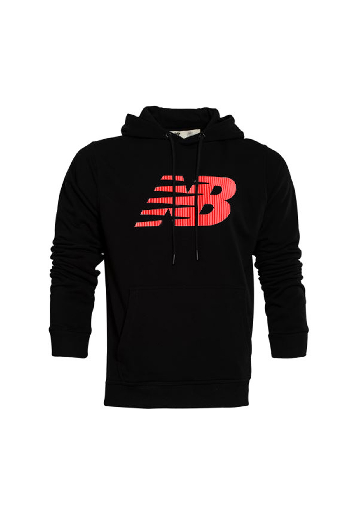 New Balance MPS016-BK - Logo Mens Crew Erkek Siyah Sweatshirt