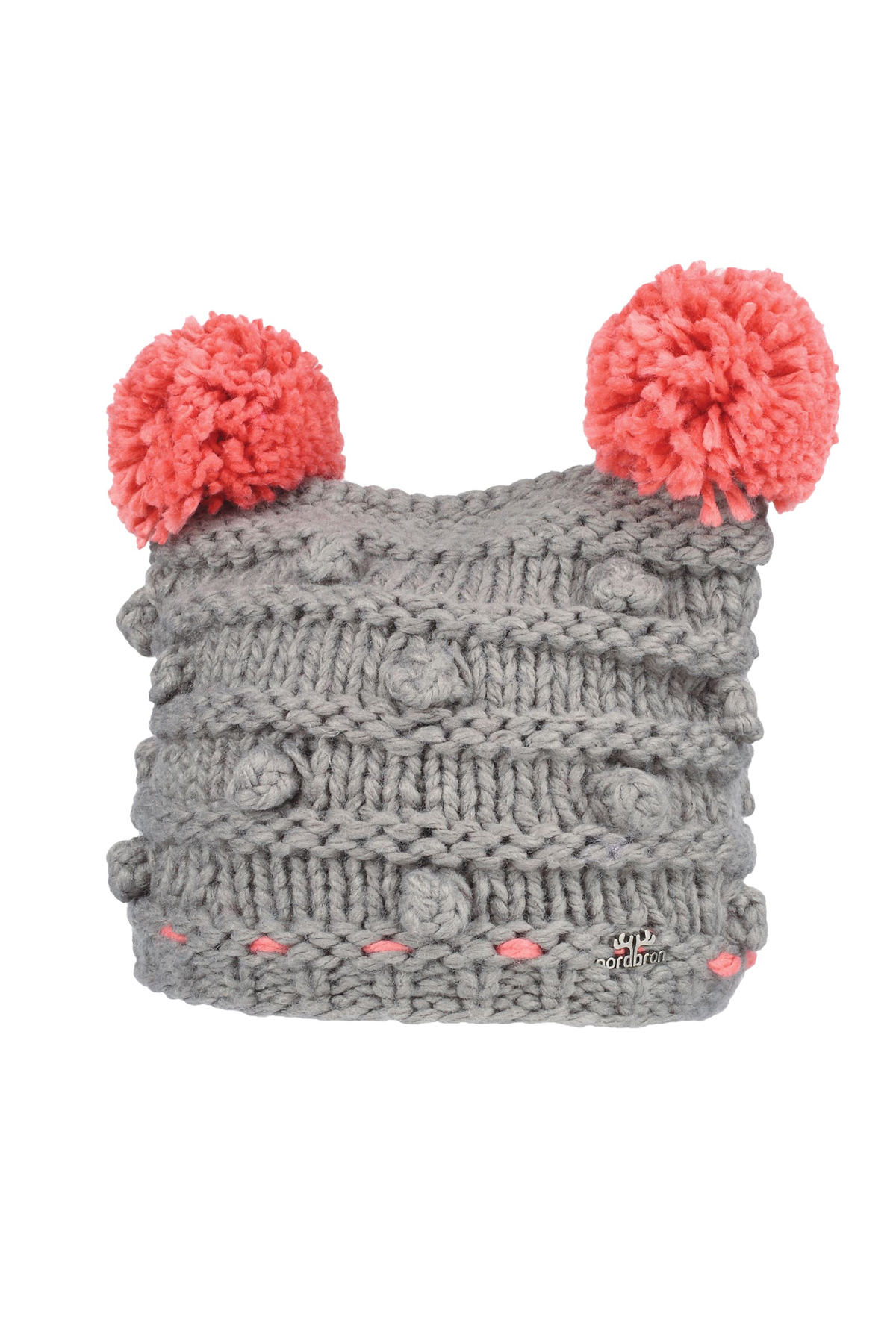 Nordbron 7211C004 - Lily Beanie Gri/Fuşya Bere