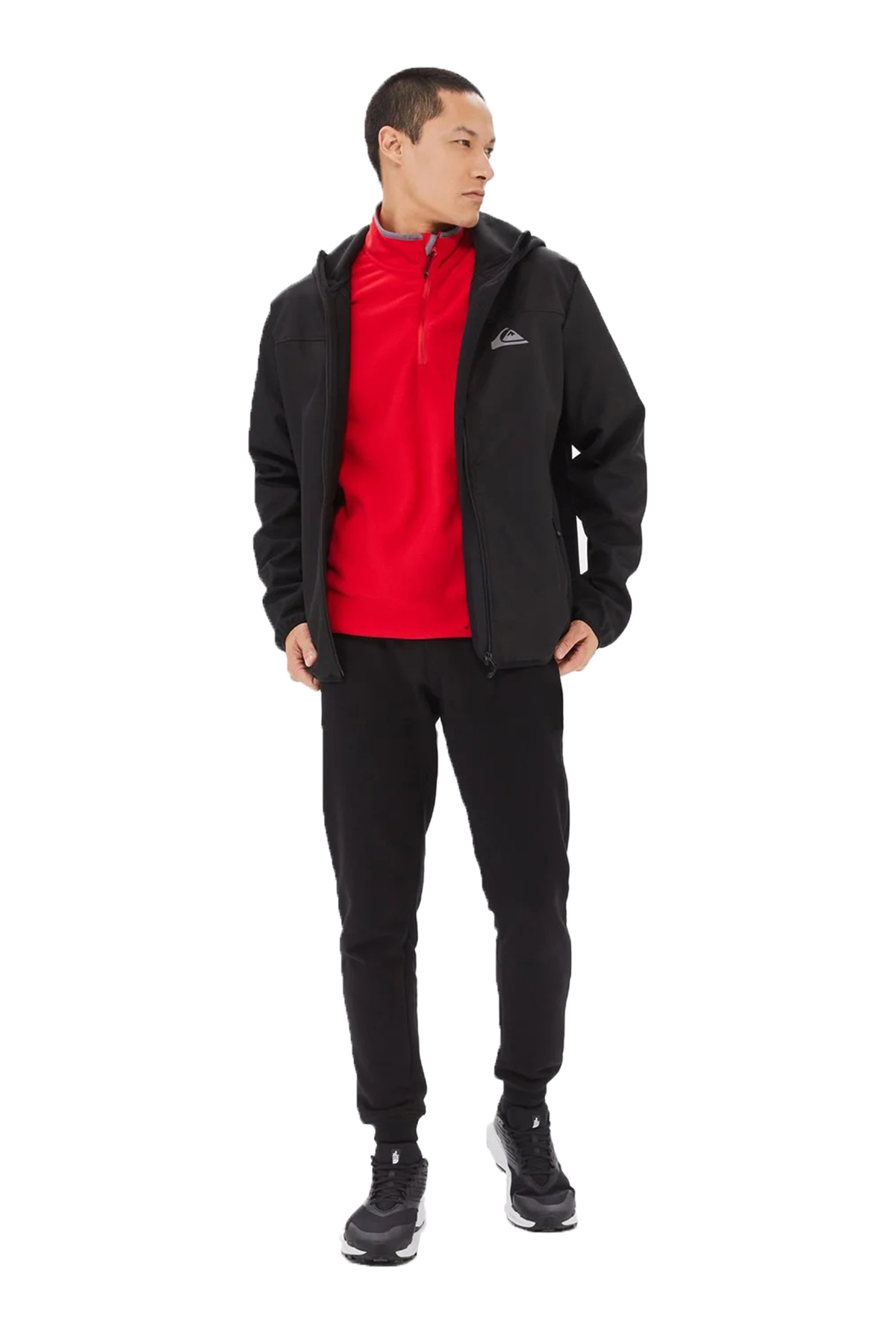 Quiksilver Colderdays M Siyah Softshell Jacket 