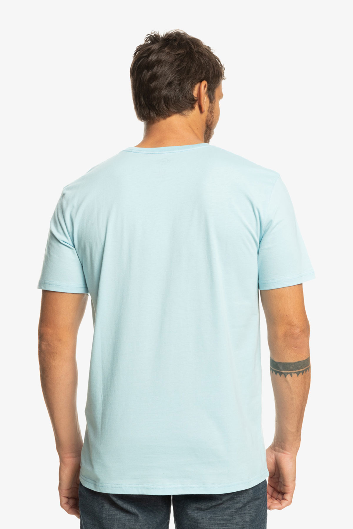 Quiksilver Comp Logo Ss Mavi Erkek T-Shirt - 1,050.00 TL