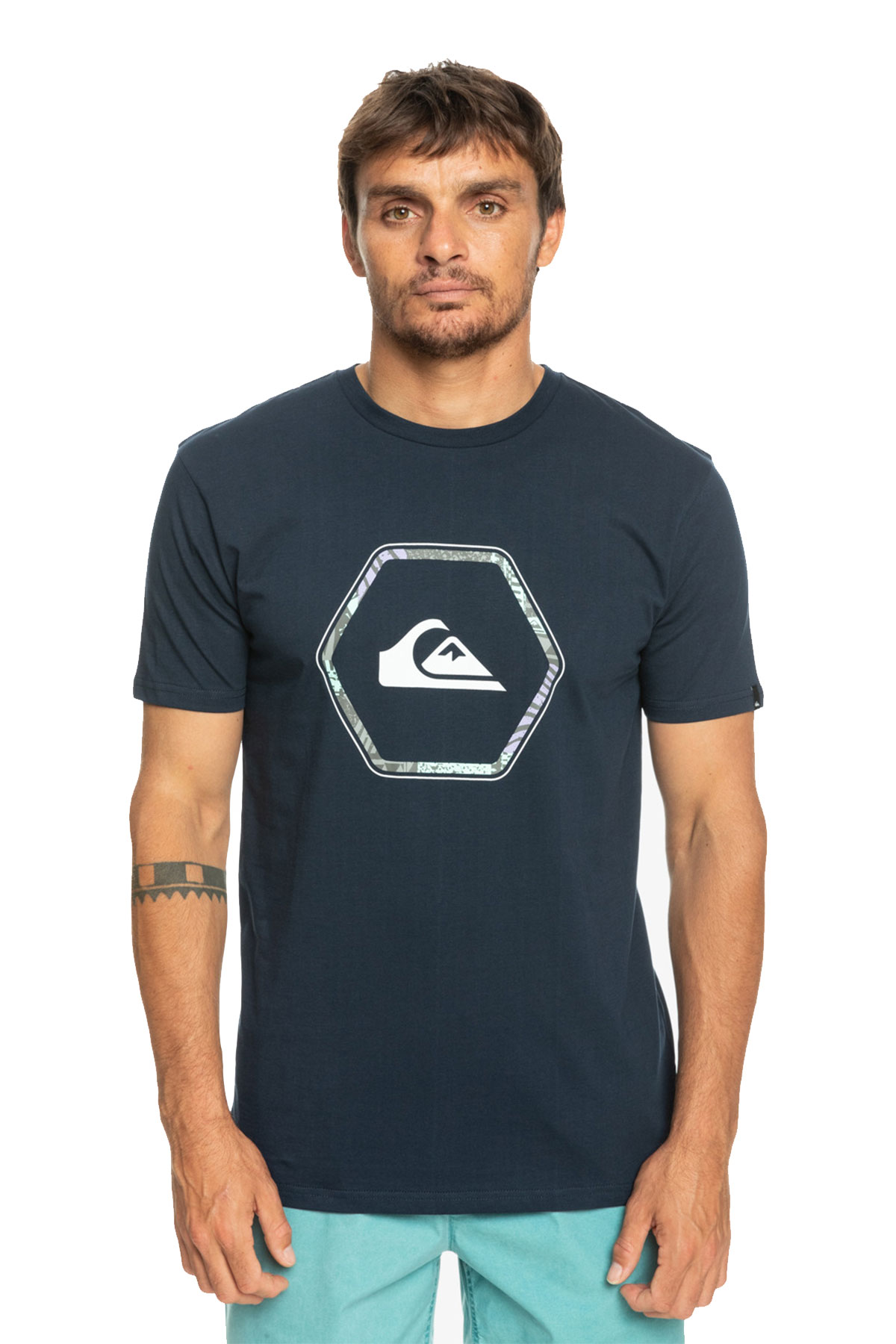 Quiksilver Sub Mission Lacivert Erkek T-Shirt
