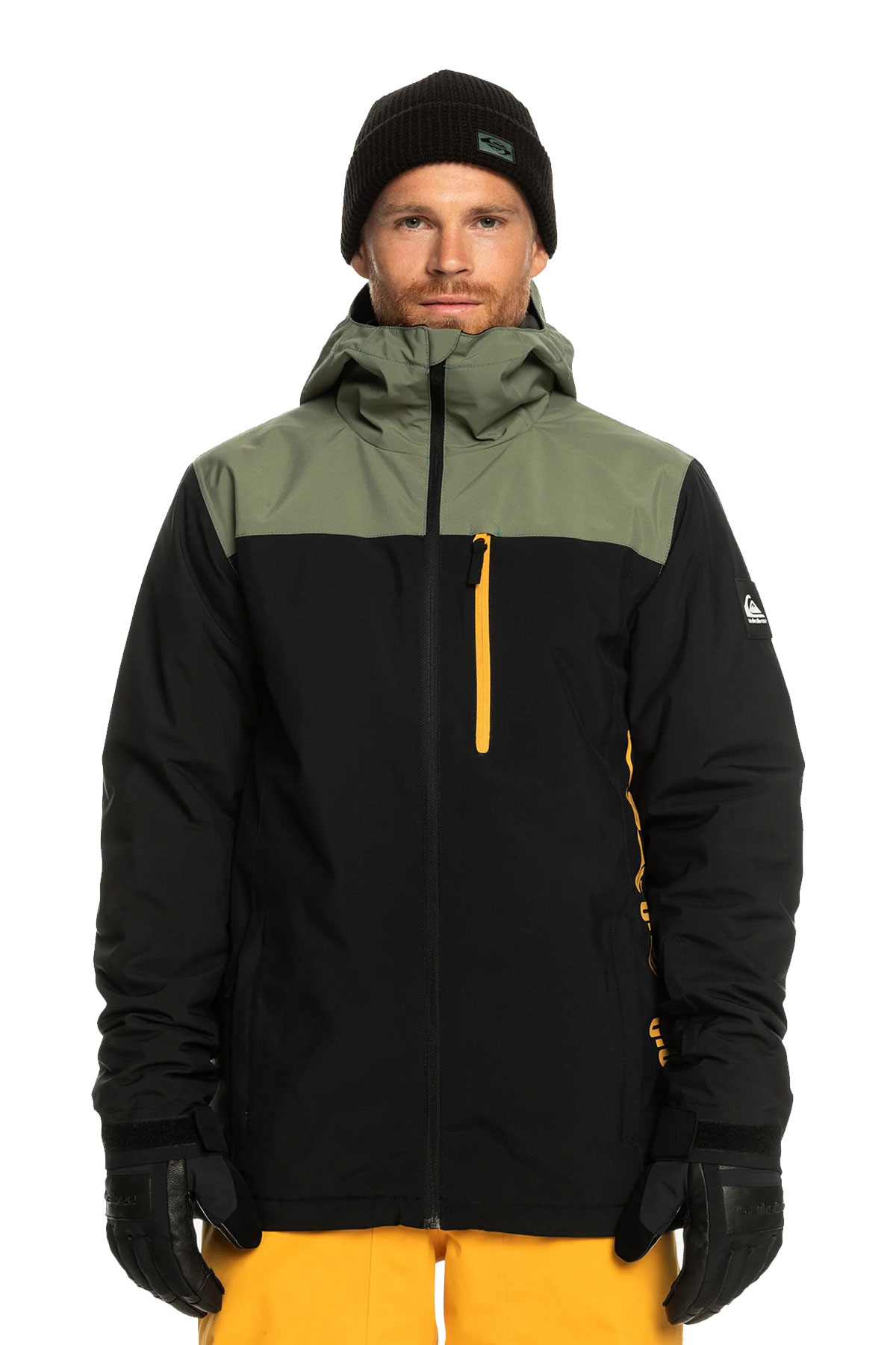 Quiksilver Mission Block Erkek Haki Snowboard Montu