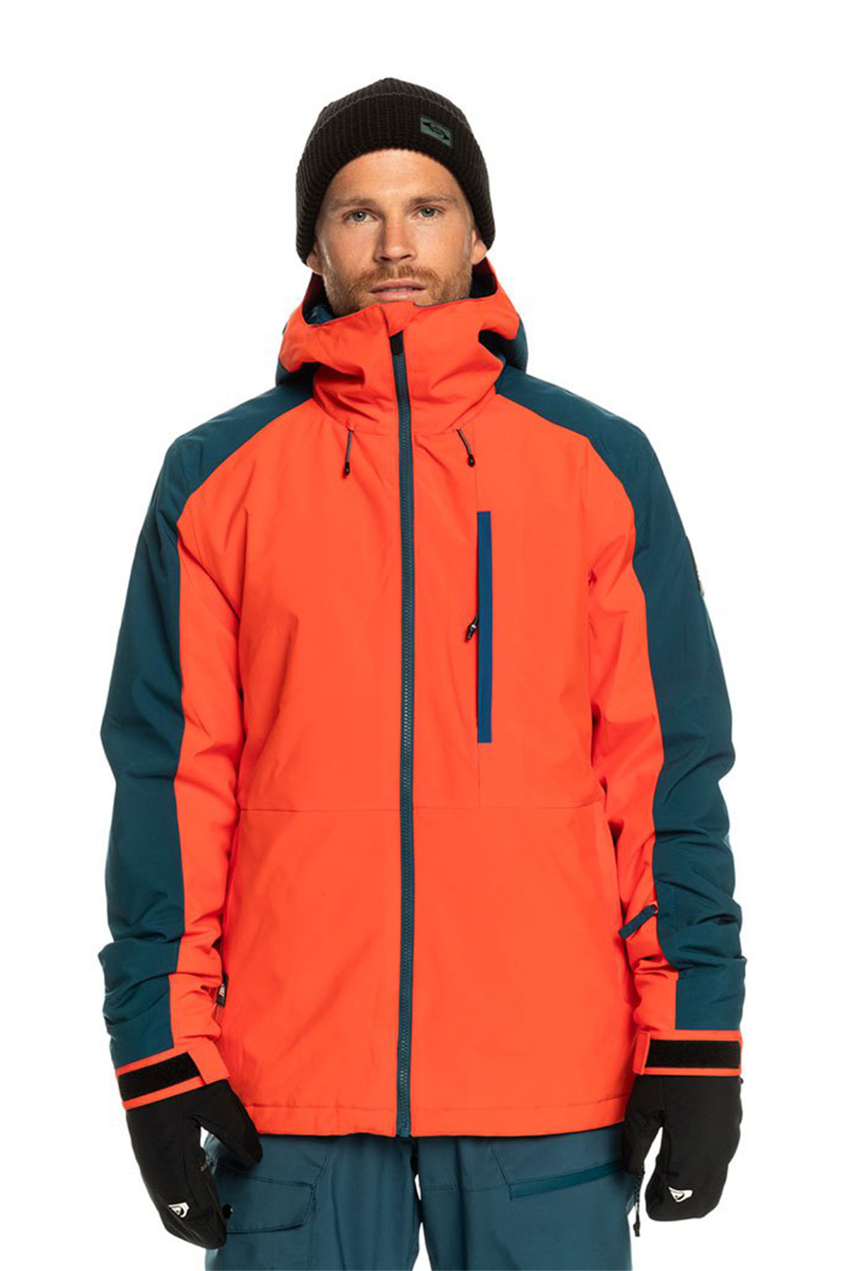 Quiksilver Mission Block Erkek Turuncu Snowboard Montu