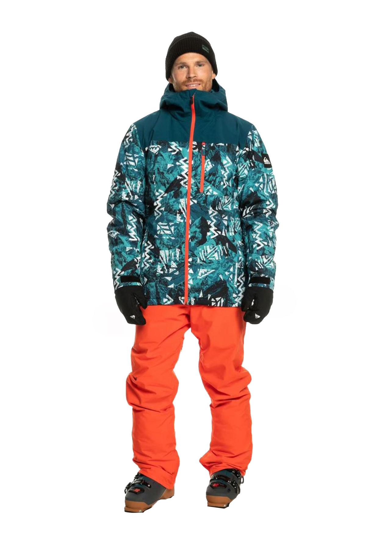 Quiksilver Morton Jk Mavi Erkek Snowboard Ceketi 