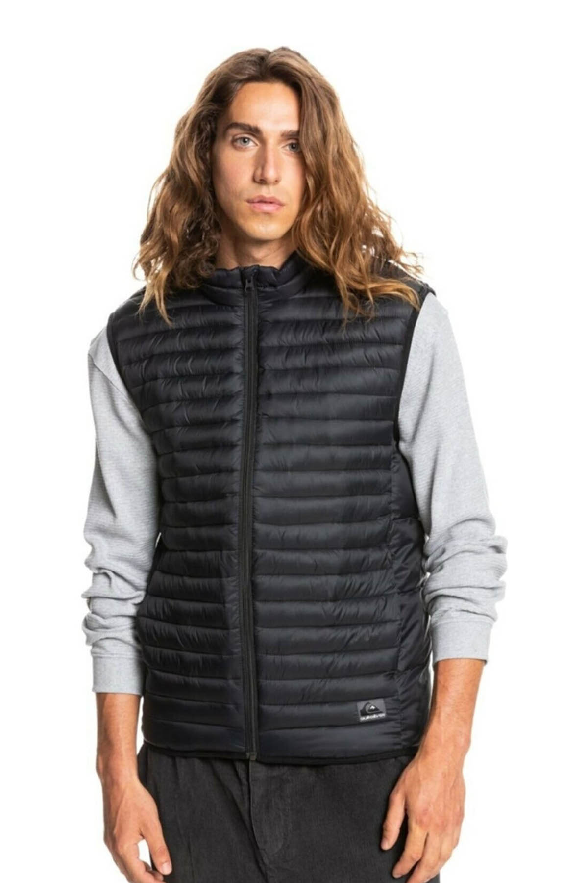 Quiksilver Scaly Body Warmer Siyah Erkek Yelek