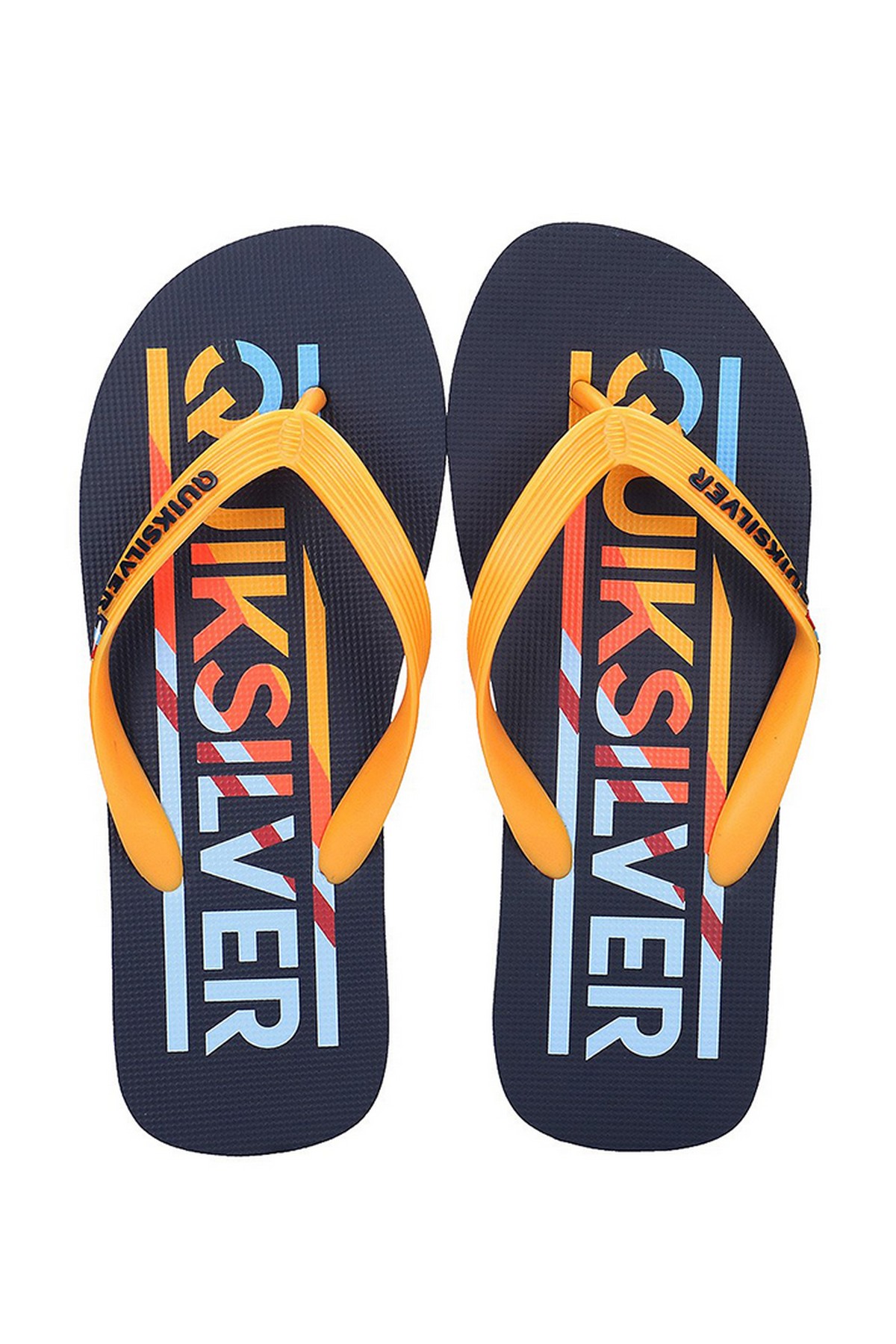Quiksilver AQYL100232 - Molokai Woodmark M Parmak Arası Turuncu-Siyah Terlik