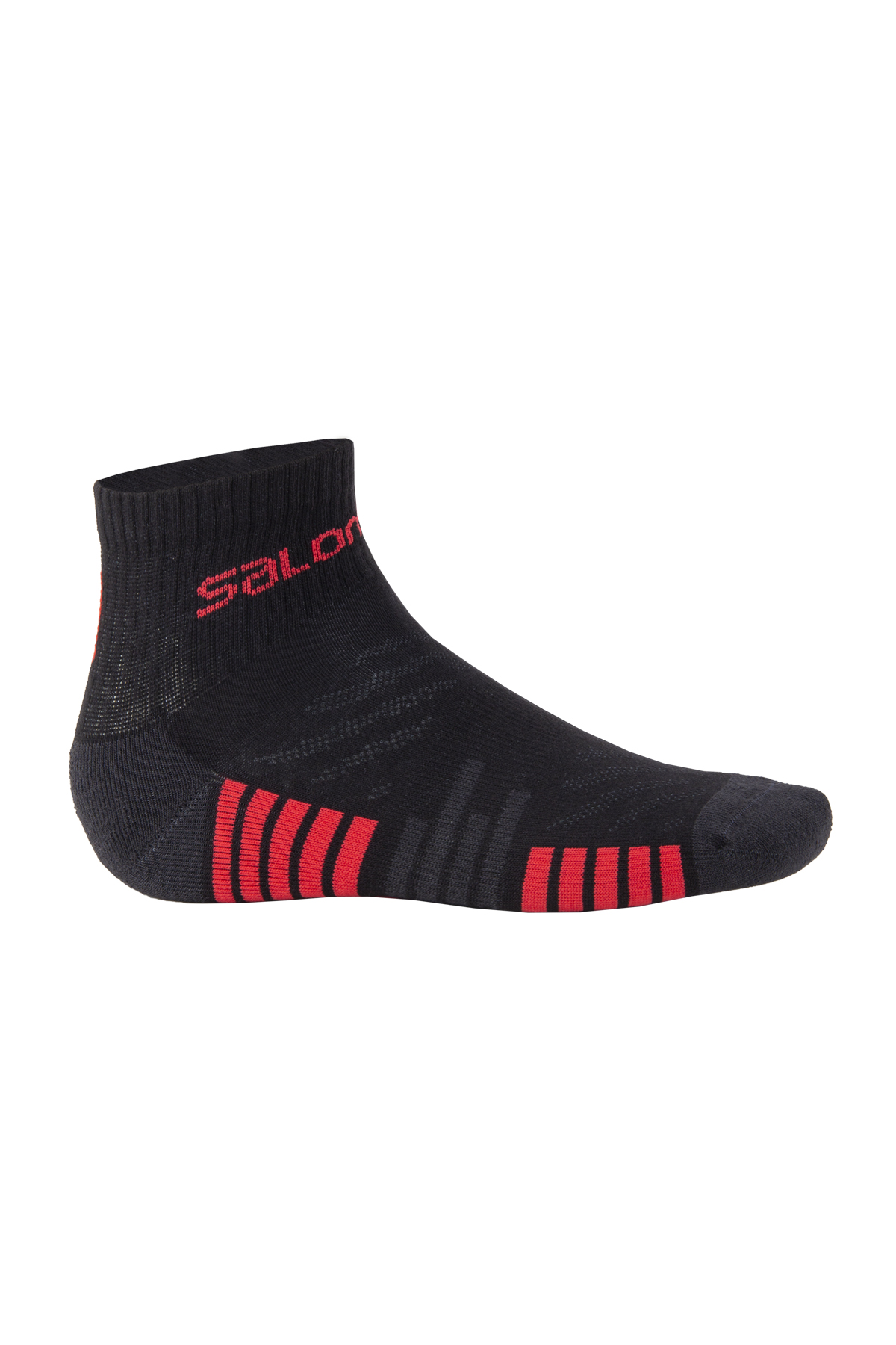 Salomon L16022 - Active 2P Outdoor  Siyah-Kırmızı Çorap