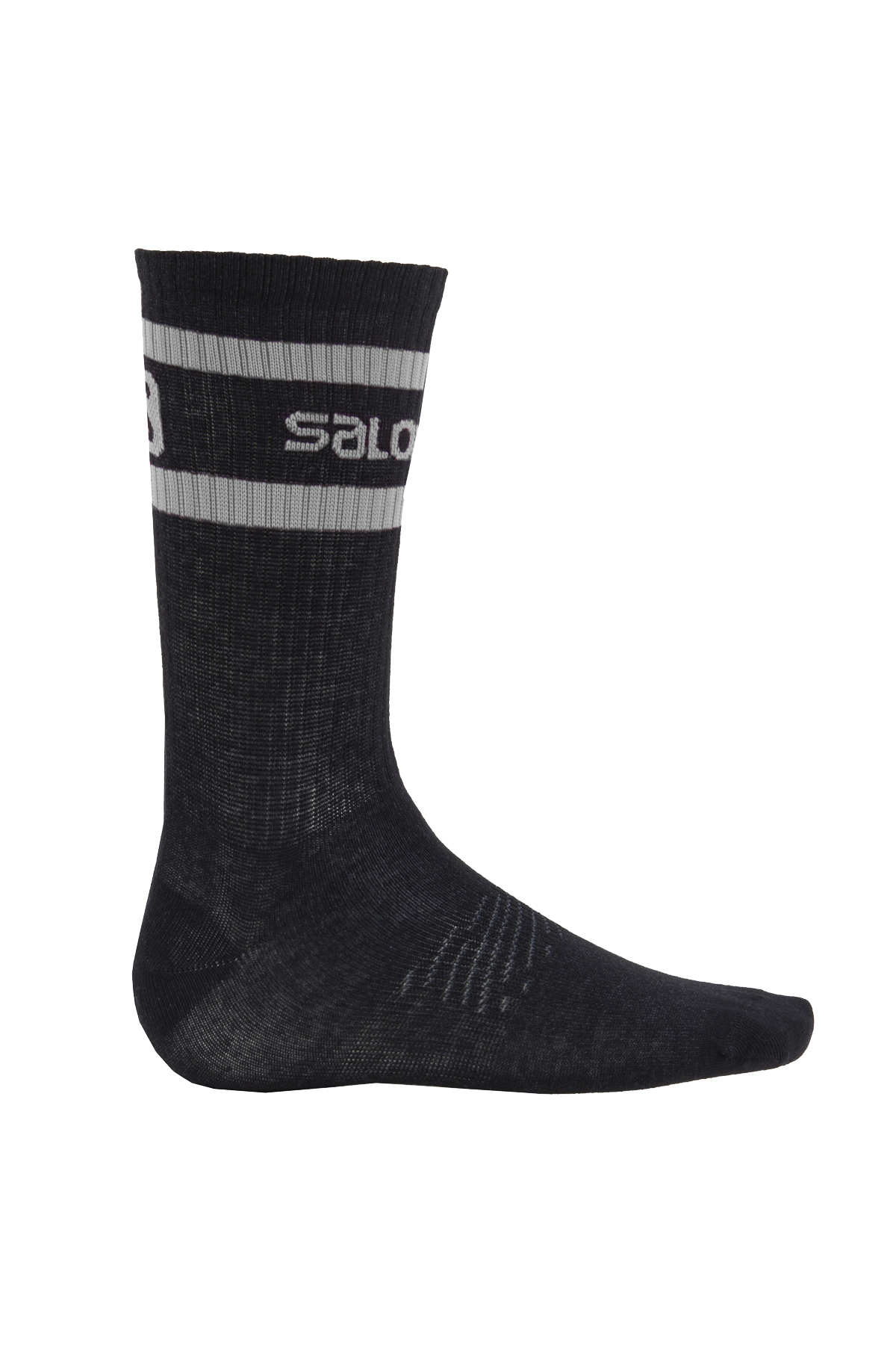 Salomon Life 3P Outdoor Siyah Gri Çorap