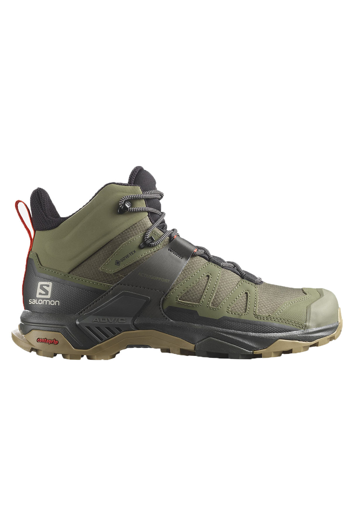 Salomon X Ultra 4 Mid GTX Yeşil Outdoor Bot