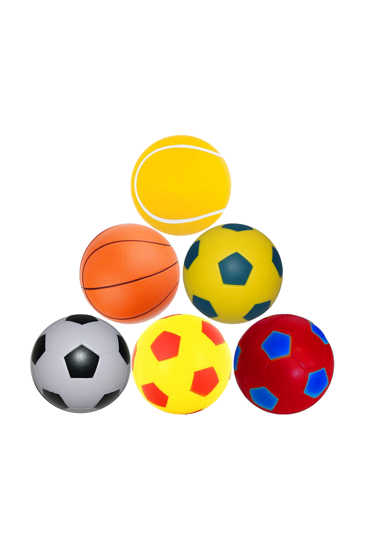 Sportive SPT-06100 - Sarı/Kırmızı Stres Topu