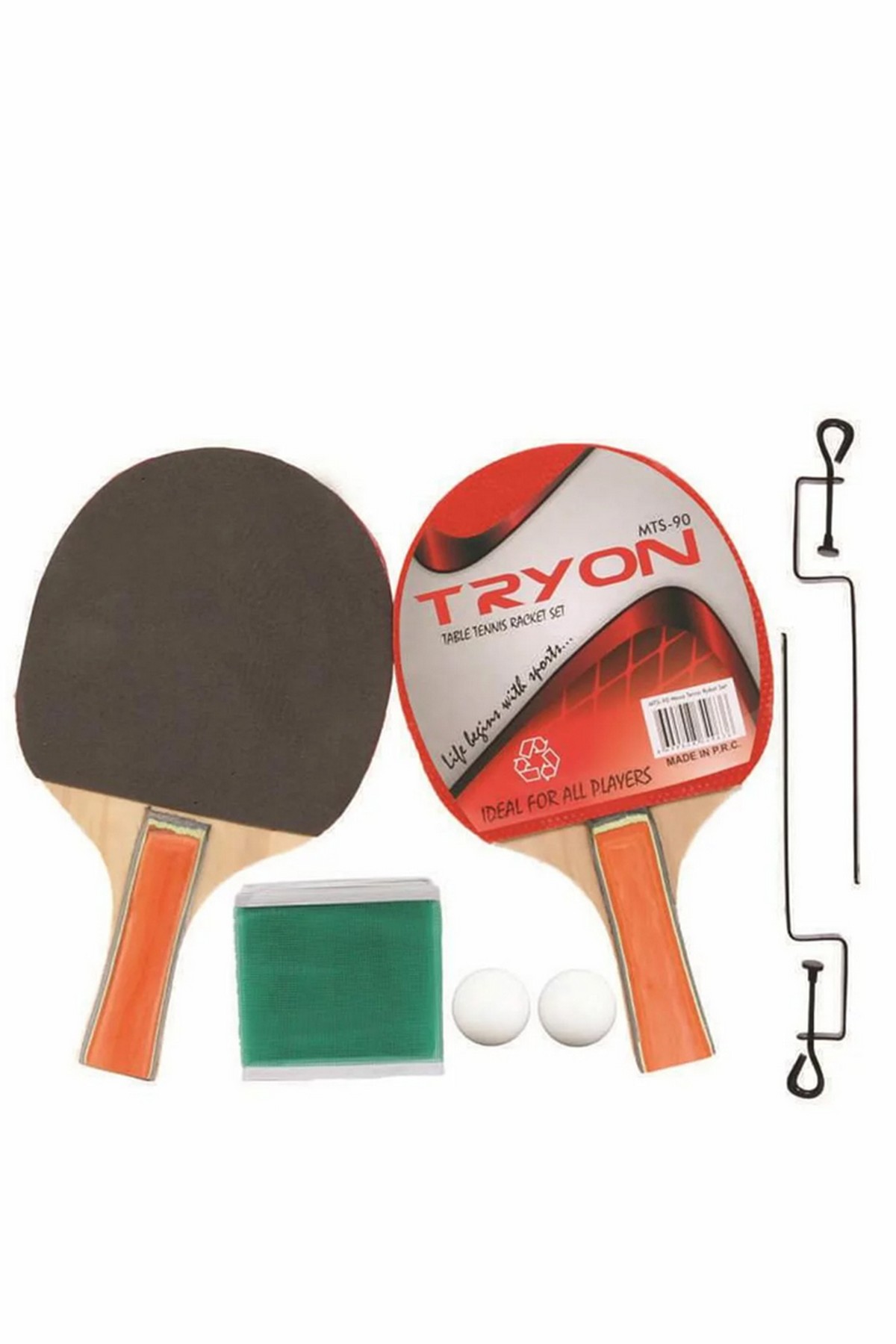 Tryon MTS-90 - Masa Tenisi Raket Seti
