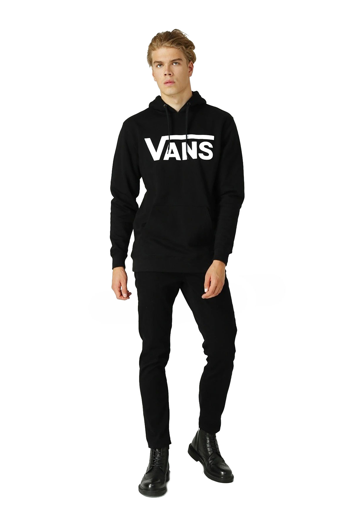 Vans Classıc Vans Po-B Erkek Siyah Kapşonlu Sweatshirt