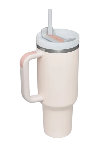 Stanley Quencher Pipetli Termos Bardak 1.18 Lt Pembe 2.0 10-13230-023