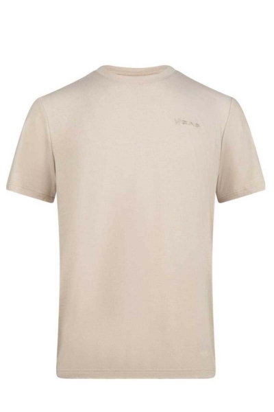 2AS Fiji Sıfır Yaka Nefes alan Krem Tişört 2ASFİJ2023KREM