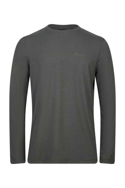 2AS Vernon antrasit Erkek Uzun Kol Viloft T-Shirt