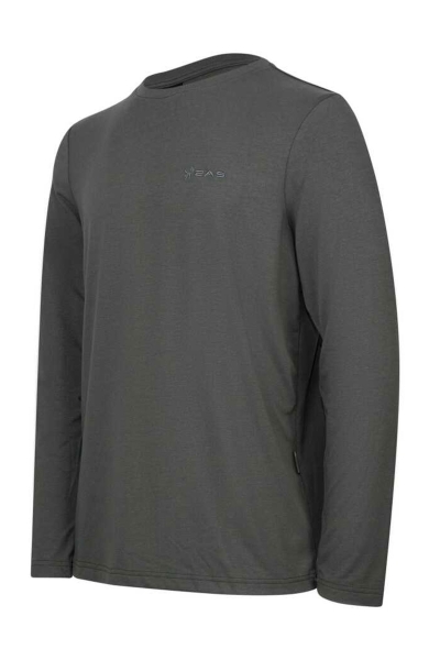 2AS Vernon antrasit Erkek Uzun Kol Viloft T-Shirt