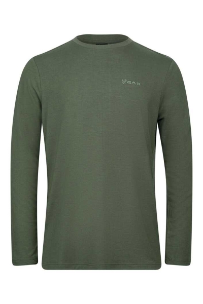2AS Vernon Haki Erkek Uzun Kol Viloft T-Shirt
