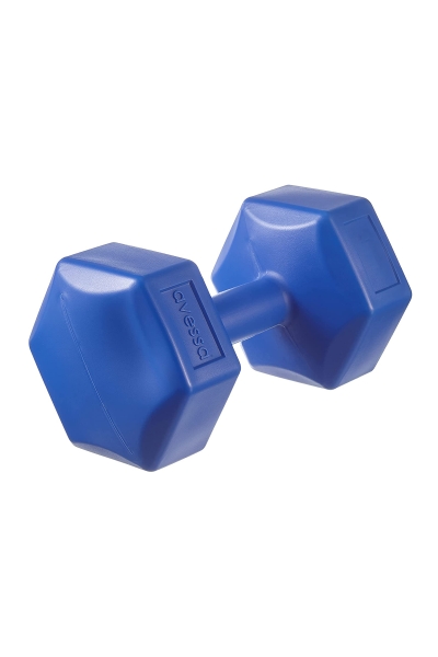 Avessa DB4141 - Plastik Köşeli 2 li Dumbel 4Kg