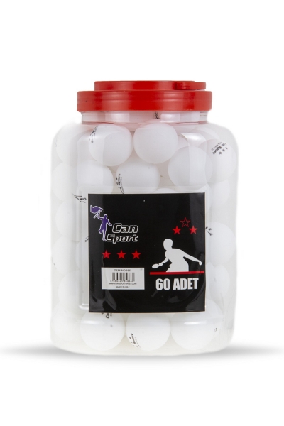 Can Sport 666 - 60 lı Beyaz Pinpon Topu