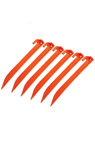 Evolite Arancio ABS Turuncu Çadır Kazığı - 23cm 6 Adet