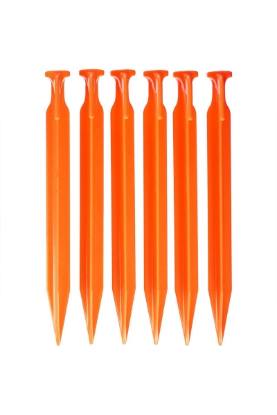 Evolite Arancio ABS Turuncu Çadır Kazığı - 23cm 6 Adet
