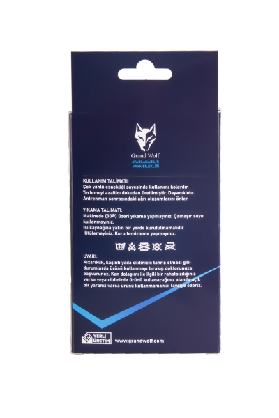 Grand Wolf GW-AYB - Ayarlanabilir Siyah Ayak Bilekliği