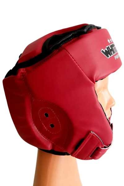 Grand Wolf White Face Kırmızı Boks-Kickboks Kask 