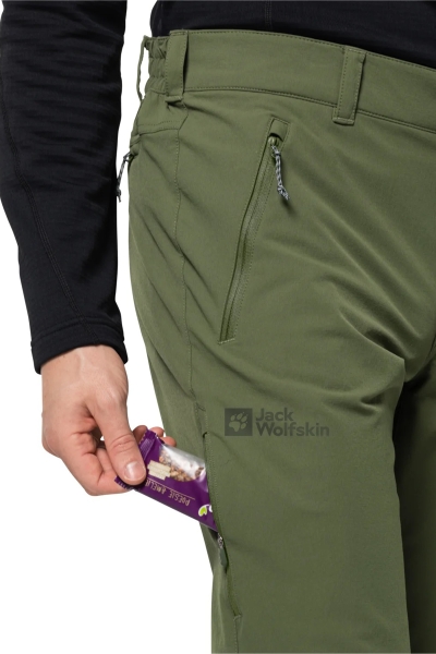 Jack WolfSkin Activate  Xt EHaki rkek Outdoor Pantolon