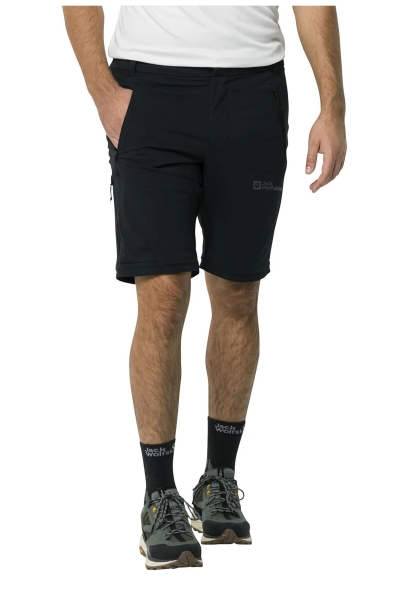 Jack Wolfskin  N Glastal Zip Siyah Outdoor Pantolon