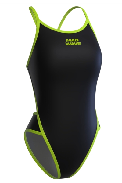 Mad Wave Yüzücü Kız Çocuk İnce Askılı Havuz Mayosu 