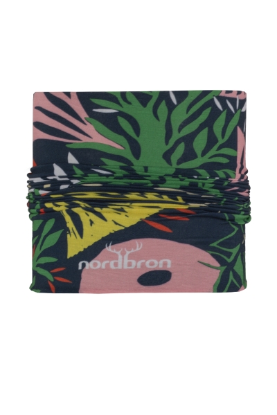 Nordbron Leaf-Classic Yeşil-Siyah Çok Fonksiyonlu Bandana