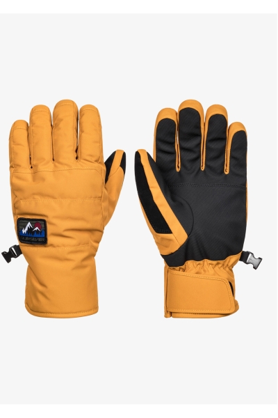 Quiksilver Cross Erkek Hardal Kayak/Snowboard Eldiveni