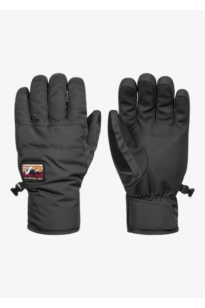 Quiksilver Cross Erkek Siyah Kayak/Snowboard Eldiveni