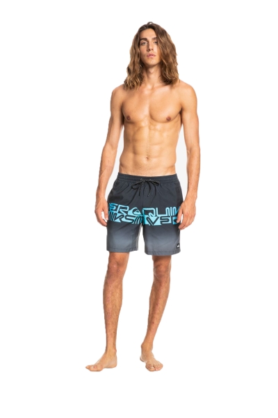 Quiksilver Word Block 17" Erkek Siyah Deniz Şortu