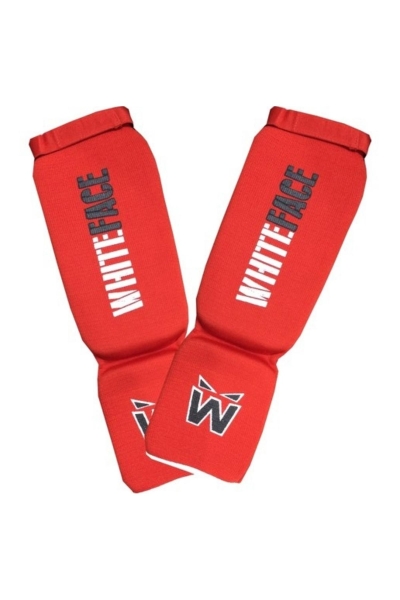 White Face WF-AKK - Kickboks & Muay Thai Kırmızı Kaval Ayaküstü Koruyucu