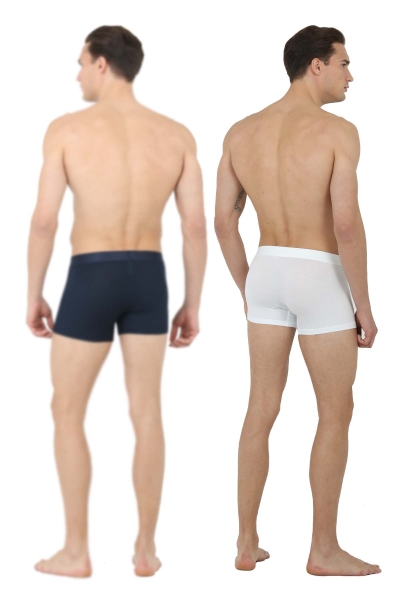 DS Damat Lacivert/Beyaz Boxer Set DS220300R0118