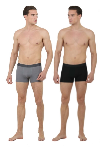 DS Damat Siyah-Gri Boxer Set DS220300R020