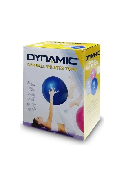 Dynamic Gymball 65 Cm Syh Pompalı Unisex  Gri Pilates Topu 