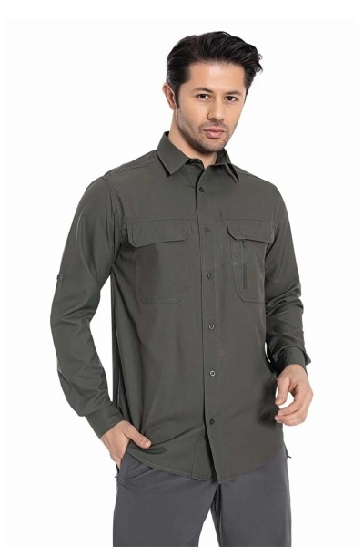 Grand Wolf Crozwise Nefes Alan Likralı Tactical Gömlek 7139-3