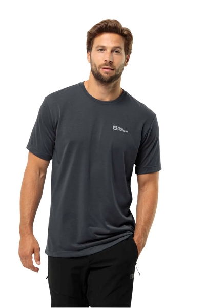 Jack Wolfskin Antrasit Erkek Tişört Vonnan 1809951TR-6350